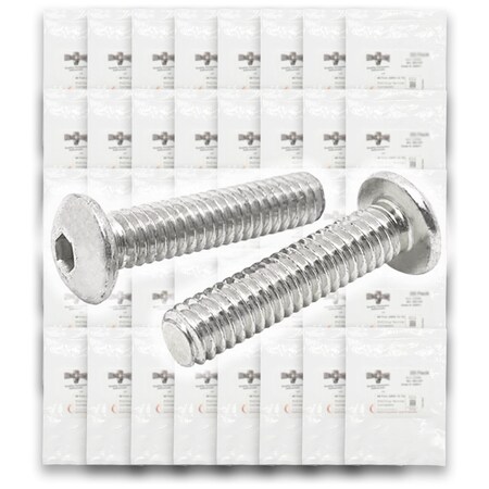 Boltsandnuts.Com Metric A2-70 Allen Button Head Socket Cap Screws Bolts Stainless Steel Assortment - 904 PCS Assortment Kit #361